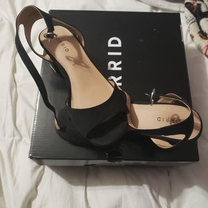 Size 7.5 Black Torrid Small heel